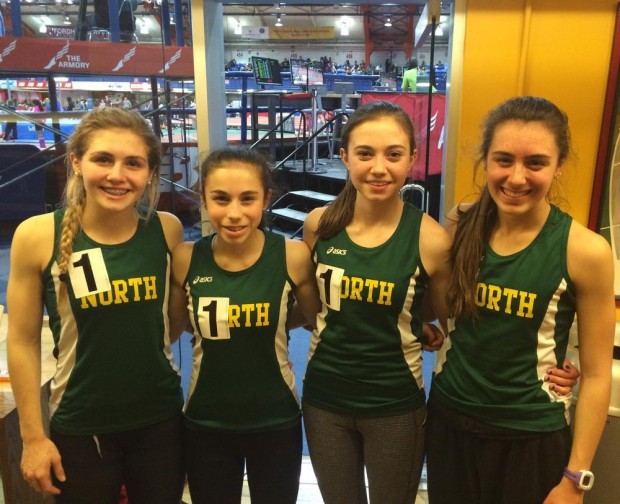 Lady Lions Indoor Track Relay team strike Gold at the Eastern States