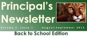 PrincipalsBacktoSchoolNewsletter2013