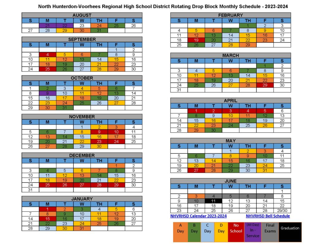 photo of 2023-24 rotation schedule