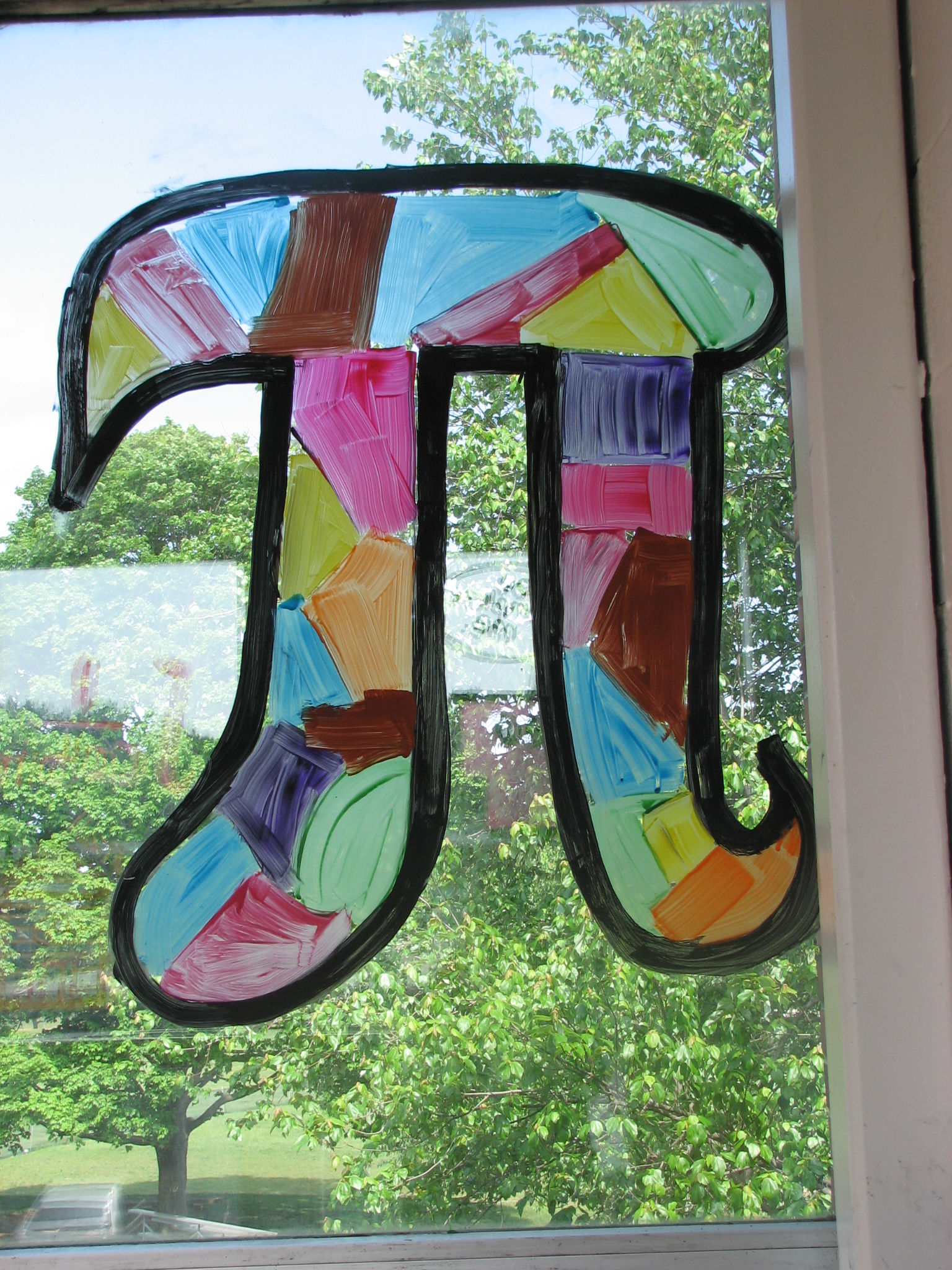 Math Window Painting