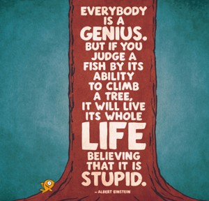 Einstein_Everybody-is-a-genius