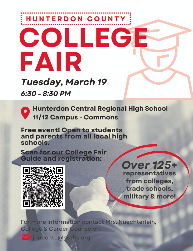 Hunterdon Central College Fair March 19th, 2024
