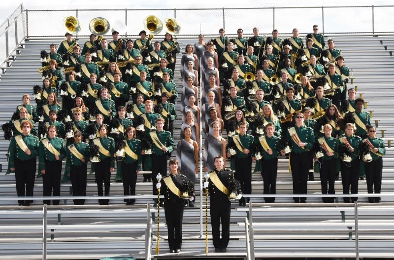 The Golden Lions Marching band strike Gold at the Neil Boyer Band Festival