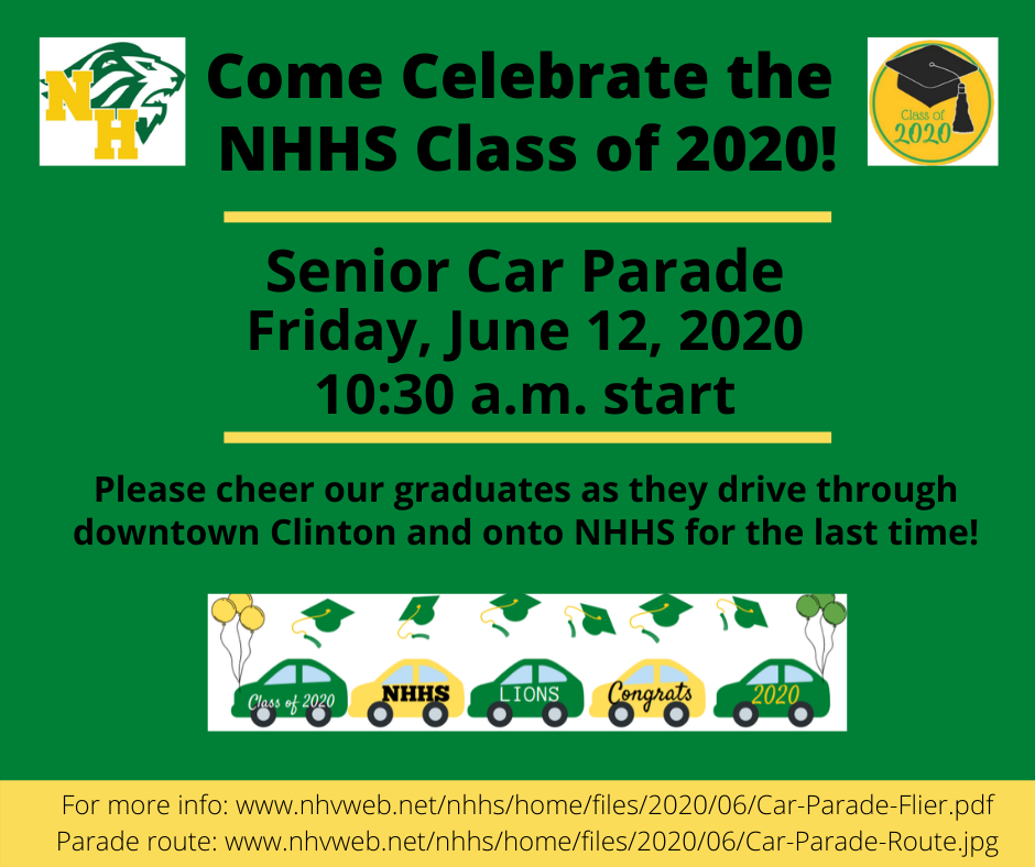 Class of 2020 Car Parade Live Stream