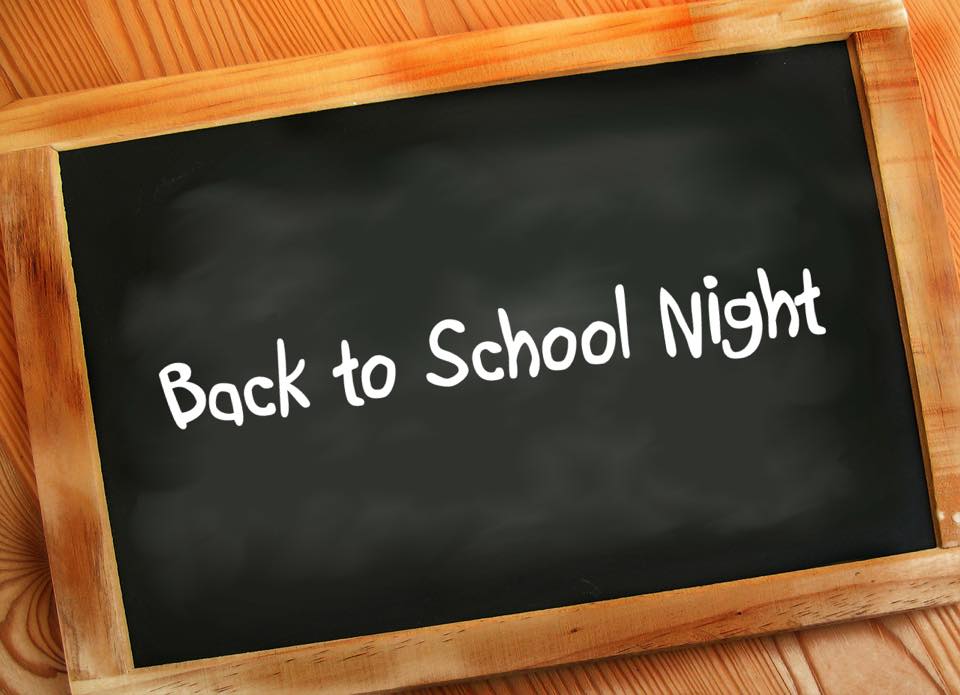 Back to School Night Letter