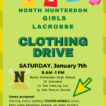 photo of clothing drive flyer