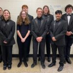 photo of students who performed in concert