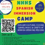 flyer for spanish immersion camp