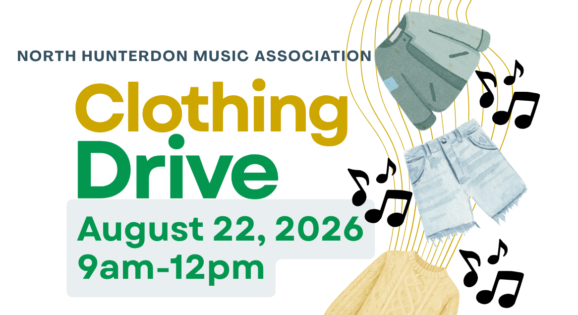 North Hunterdon Music Association Clothing Drive