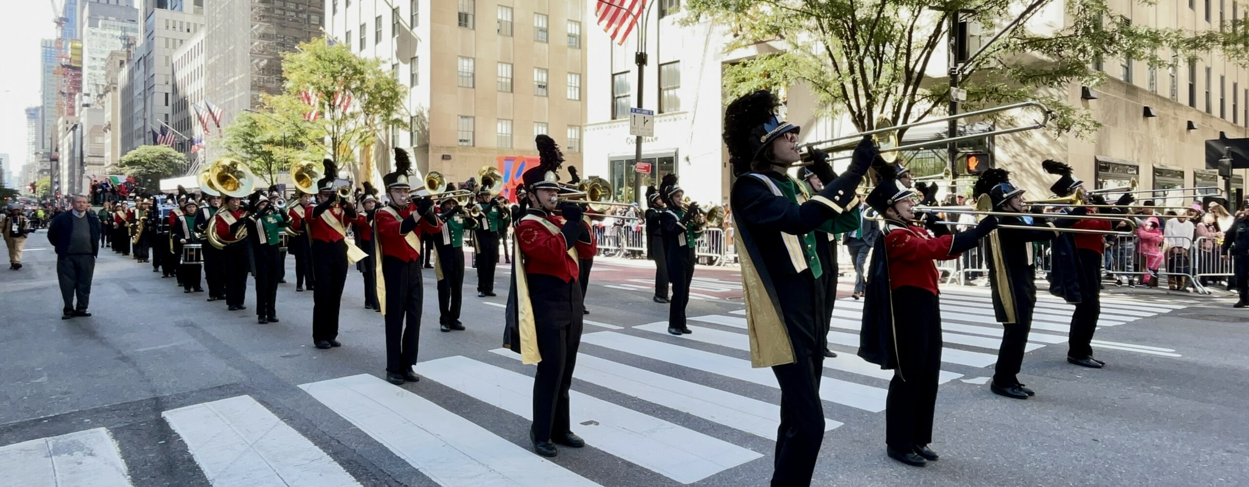 NHV Bands in Columbus Day Parade in NYC