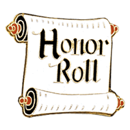 honor roll scroll image