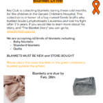 flyer for blanket drive