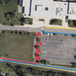 photo of new traffic pattern