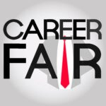 photo of words career fair