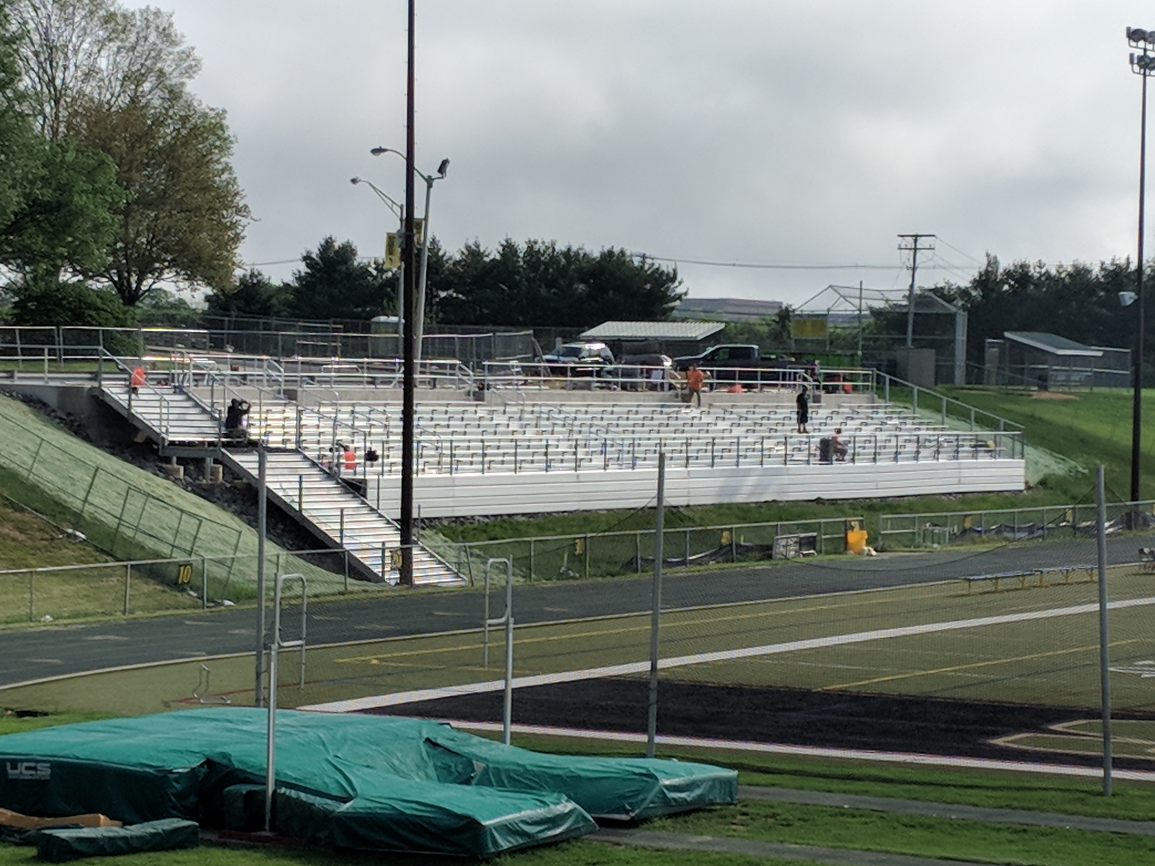 NHHS visitor bleachers 5-10-18