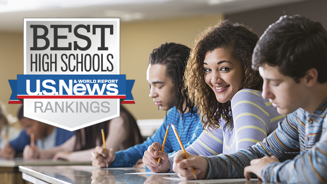 photo of US News Best High Schools logo