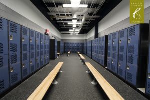 photo of example of upgraded locker room