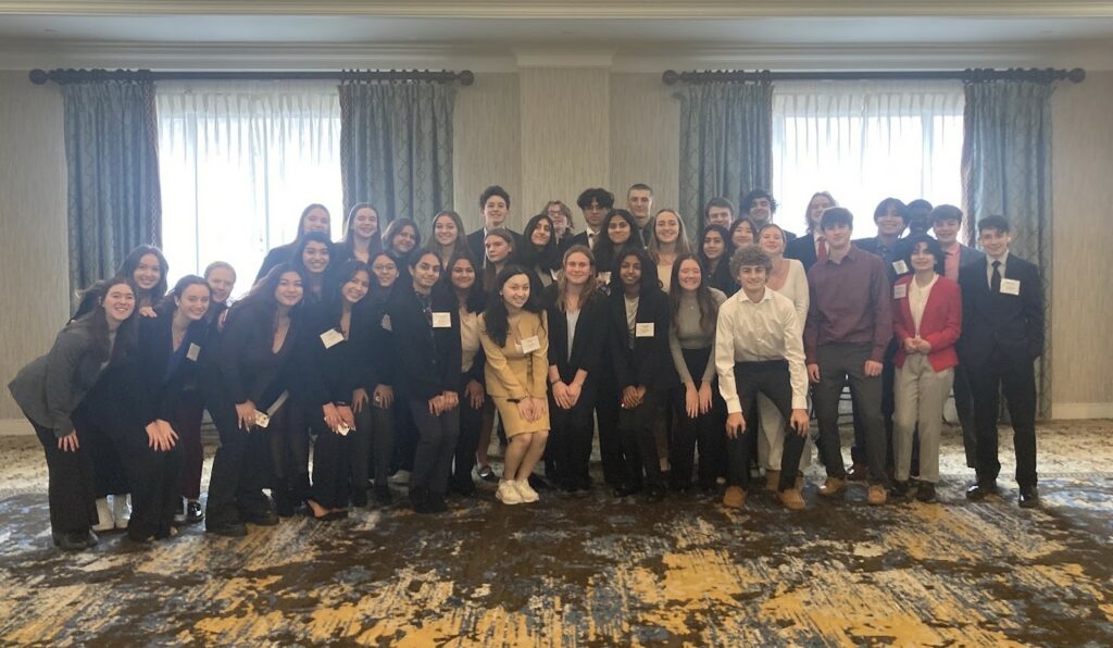 photo of North Hunterdon's Model UN delegation